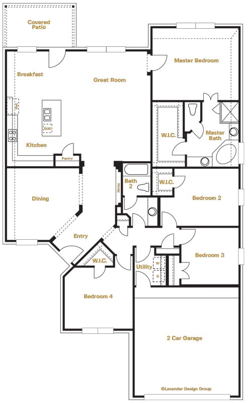 4509 Parlin Miralomas Floorplan | Sitterle Homes