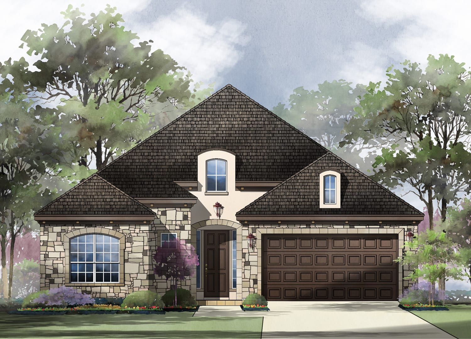 Cambridge Elevation A | Ranches at Creekside | Sitterle Homes