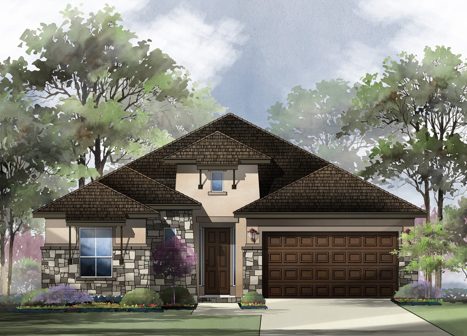 Cambridge Elevation C | Ranches at Creekside | Sitterle Homes