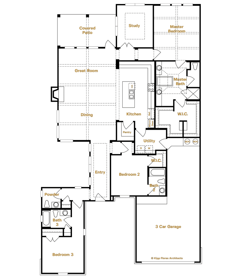 5014 Leon Floor Plan | Campanas | Sitterle Homes