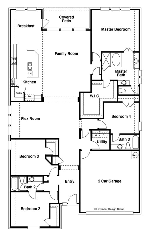 Spicewood Floorplan | Veranda 65s Houston | Sitterle Homes