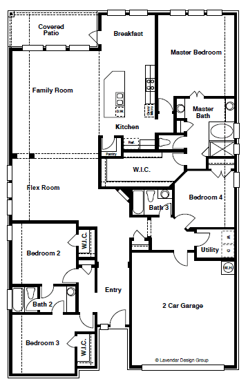 Blanco Floorplan | Veranda 65s Houston | Sitterle Homes