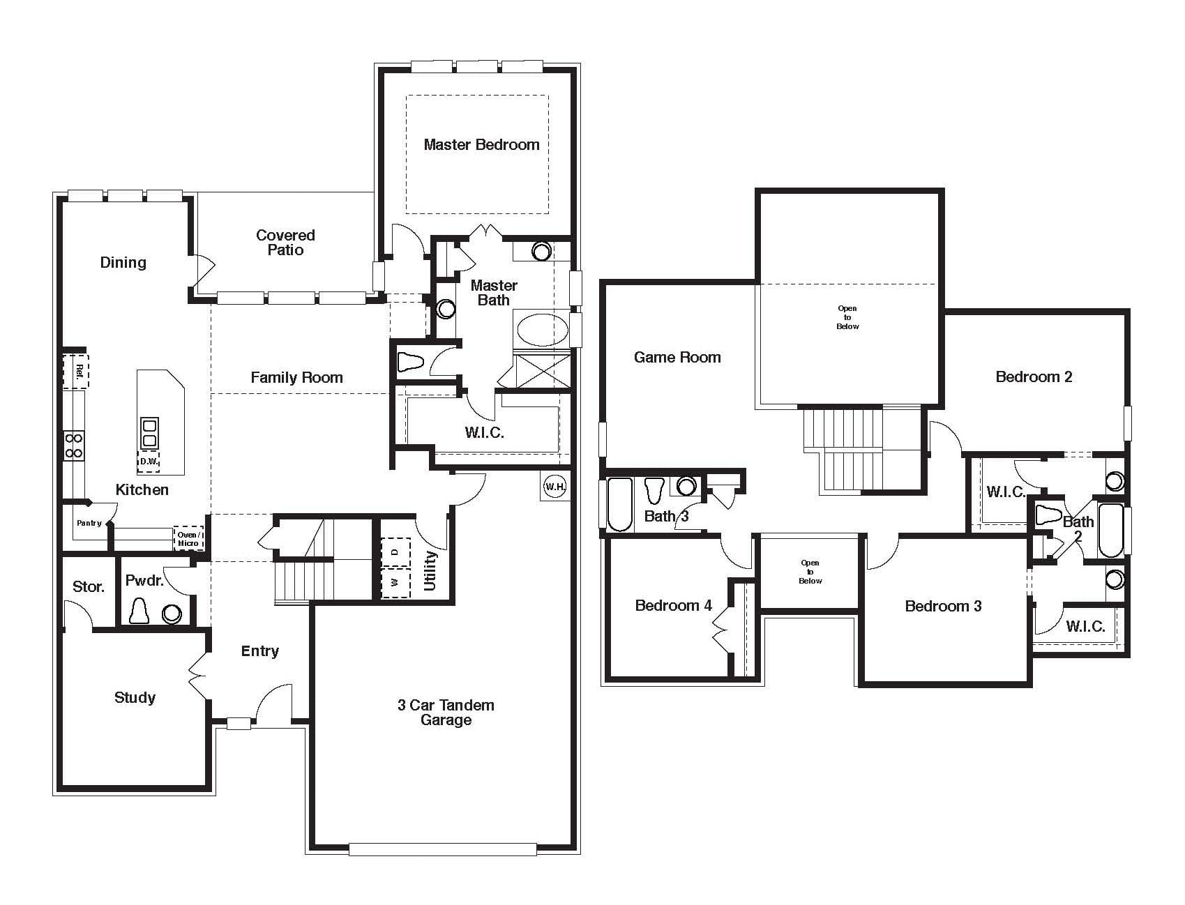 Castell Floorplan | Veranda 65s Houston | Sitterle Homes