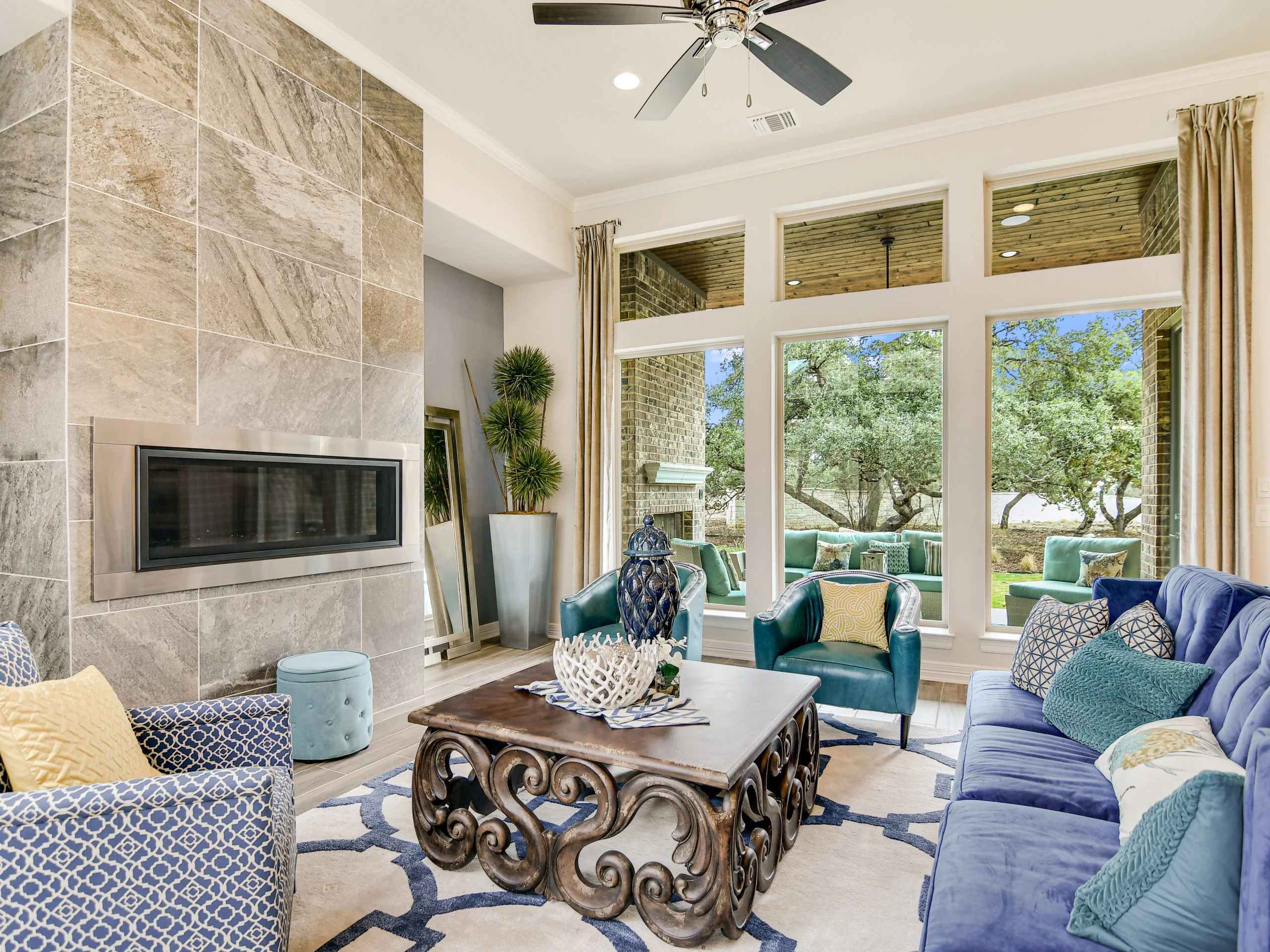 Ranches at Creekside Model Living Room