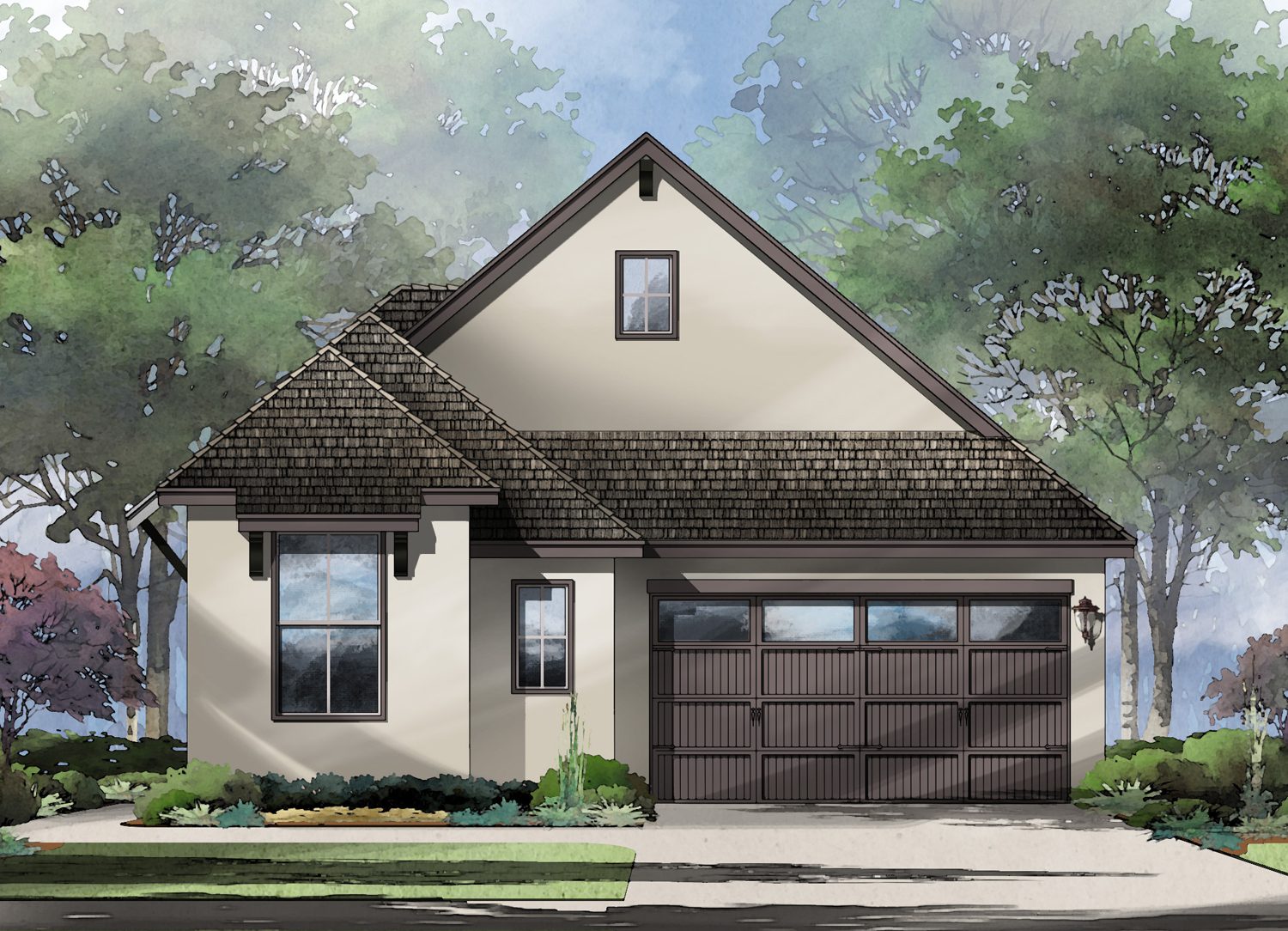 Newcastle Elevation B2 | Parmer Ranch Cottages