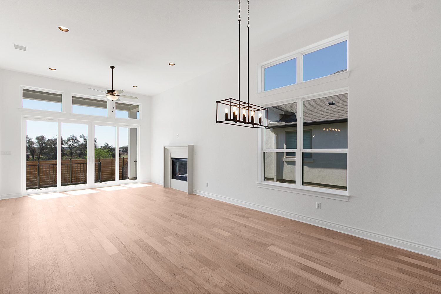 Volume ceilings and extra windows for natural light.