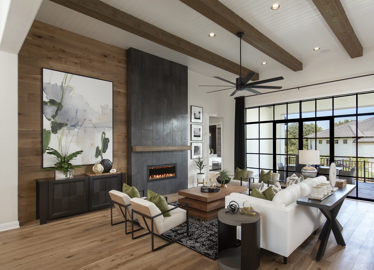 Riviera Floorplan Model | Living Room