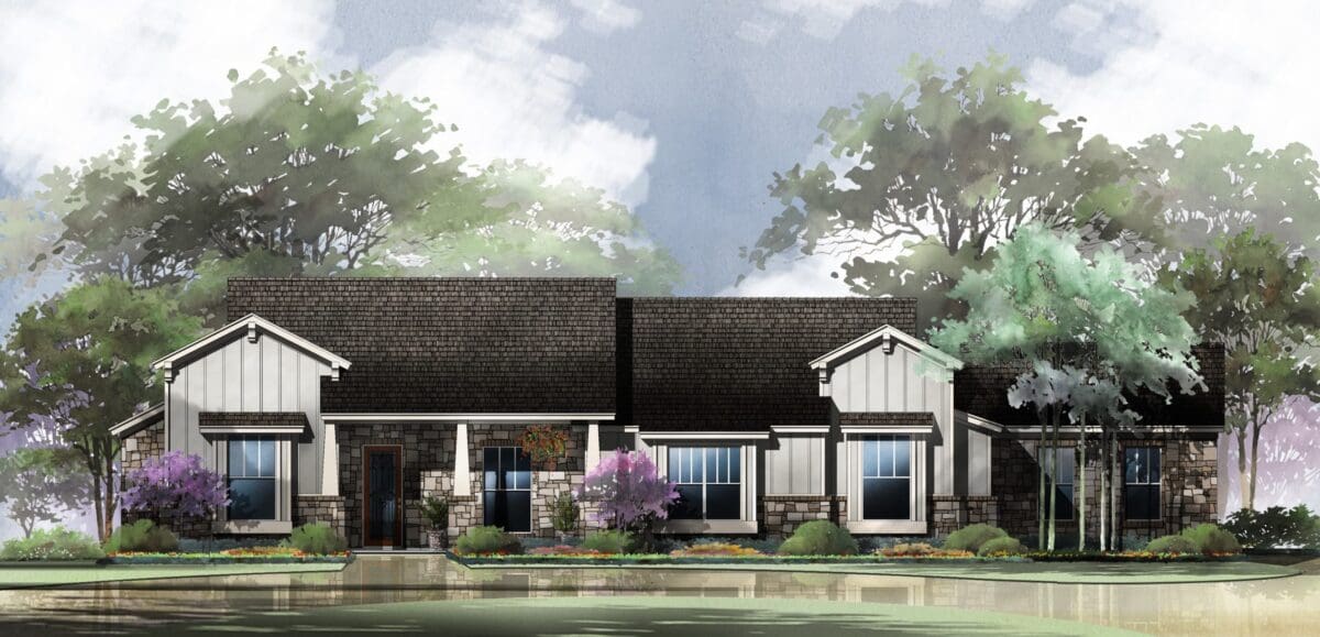 Dijon Floor Plan in Belle Oaks, Bulverde | Sitterle Homes Elevation A