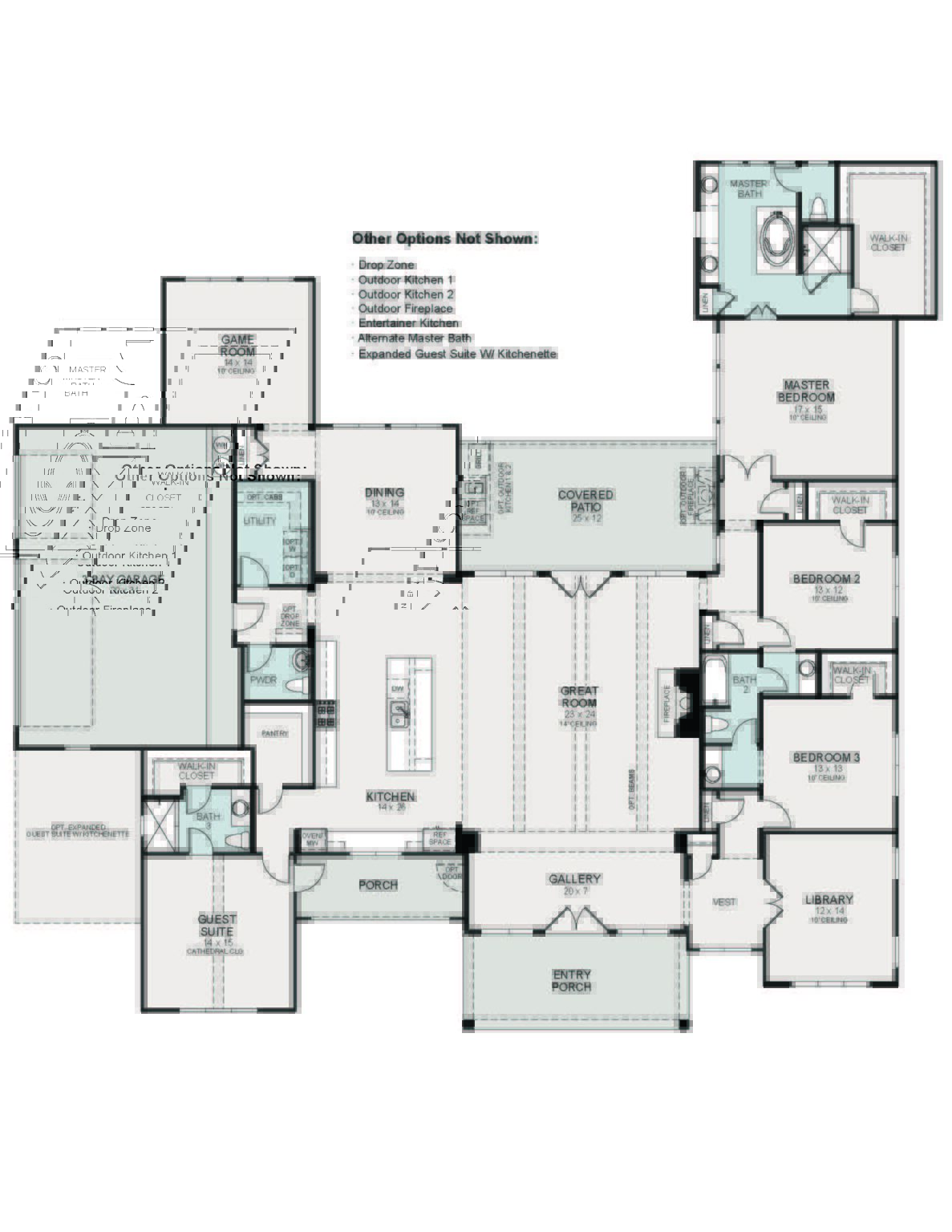 Abilene Floor Plan | Luxury New Home in the Lakeview, Waller