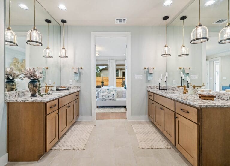 Whitehall Floor Plan in The Colony, Bastrop | Sitterle Homes Master Bathroom