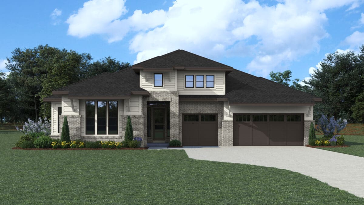 Charlotte Floor Plan in Fulshear Lakes 70's, Fulshear | Sitterle Homes Elevation A