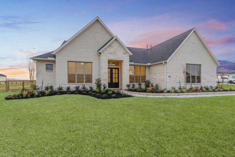 Sitterle Homes Houston Lakeview 4068 Ranch Home Drive